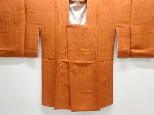 未使用品　花模様織出し道行コート